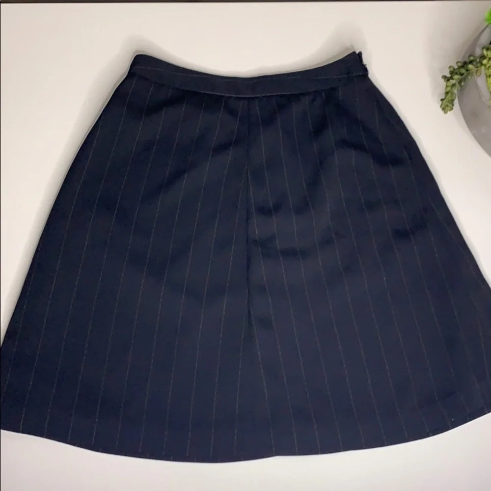 Harve Bernard Midi skirt black pinstripe career skirt 8 women’s